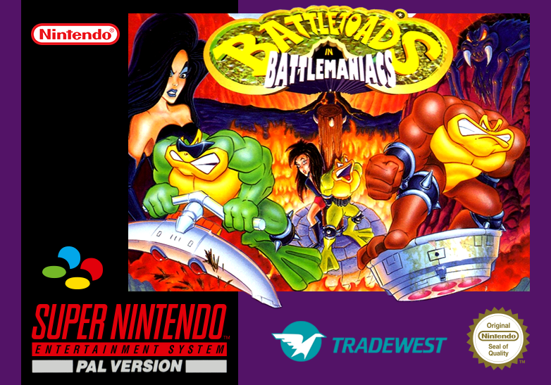 Battletoads in Battlemaniacs cover