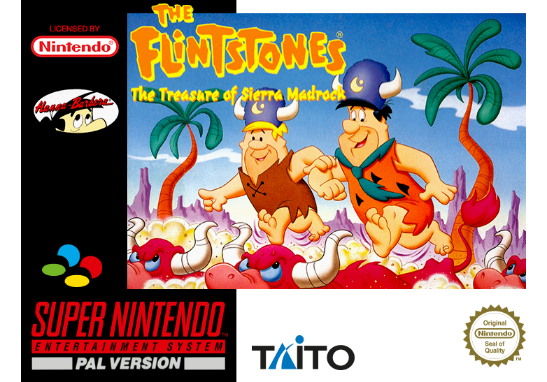 Flintstones, The - The Treasure of Sierra Madrock cover