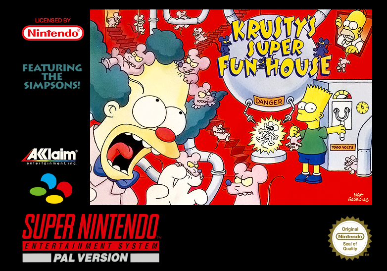 Krusty's Super Fun House cover