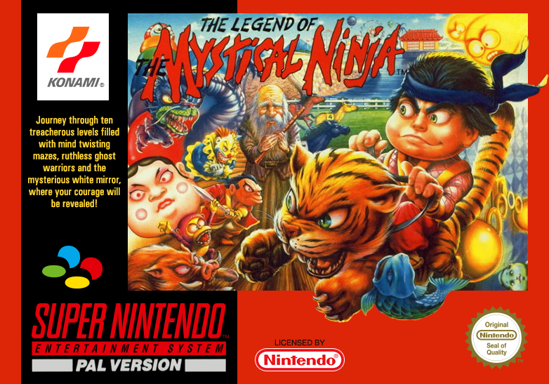 Legend of the Mystical Ninja, The cover