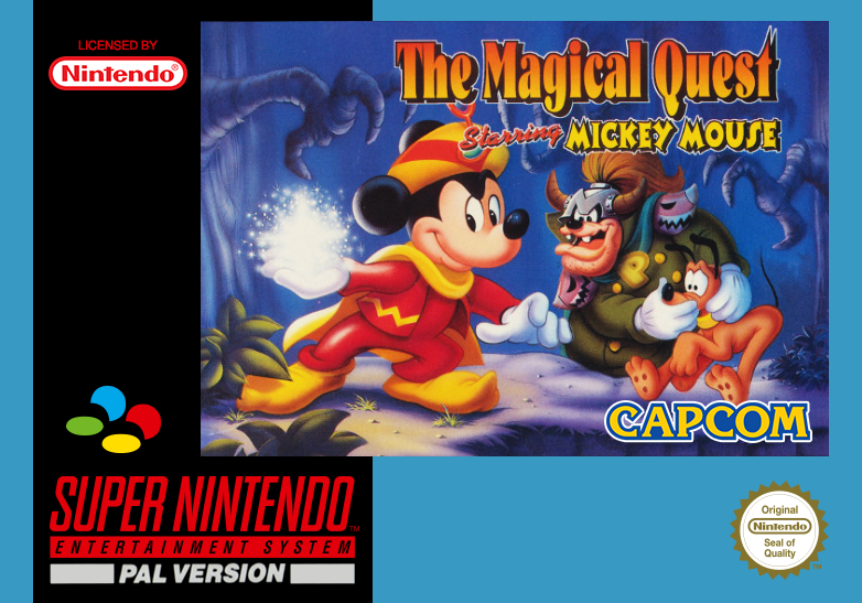 Magical Quest Starring Mickey Mouse, The cover