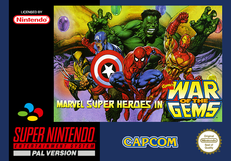 Marvel Super Heroes in War of the Gems cover