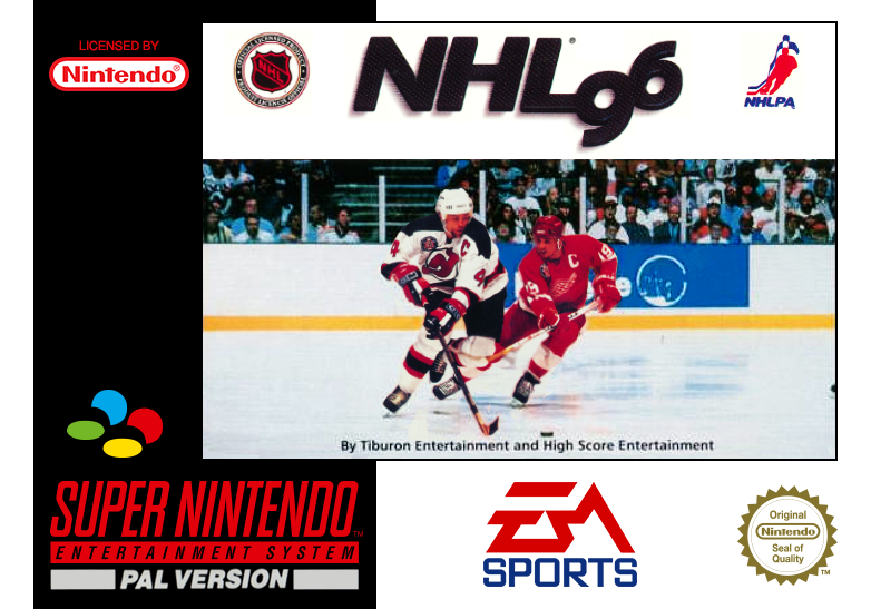 NHL 96 cover