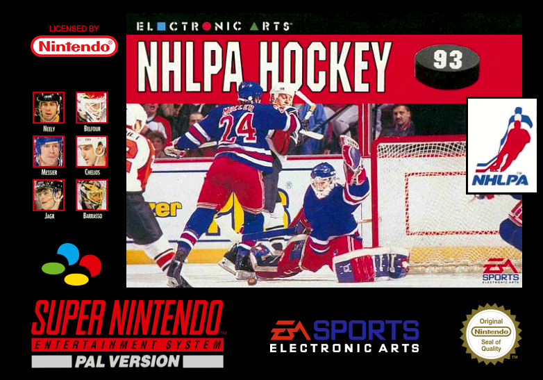 NHLPA Hockey 93 cover