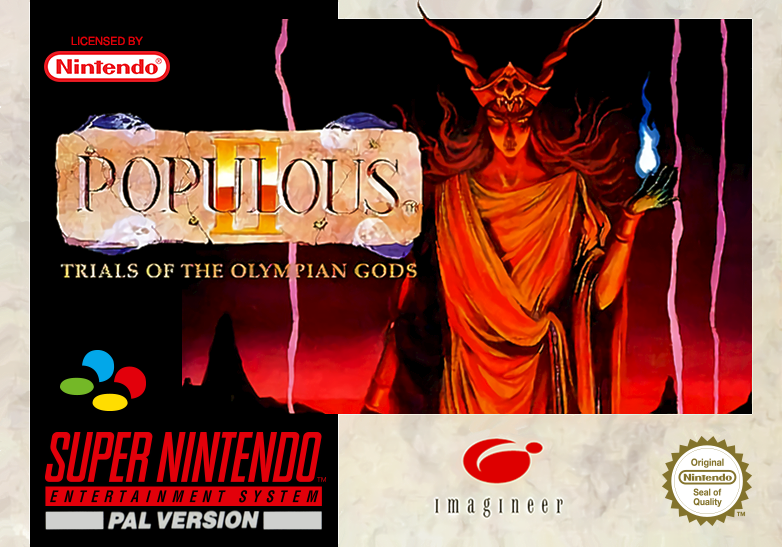Populous II - Trials of the Olympian Gods cover