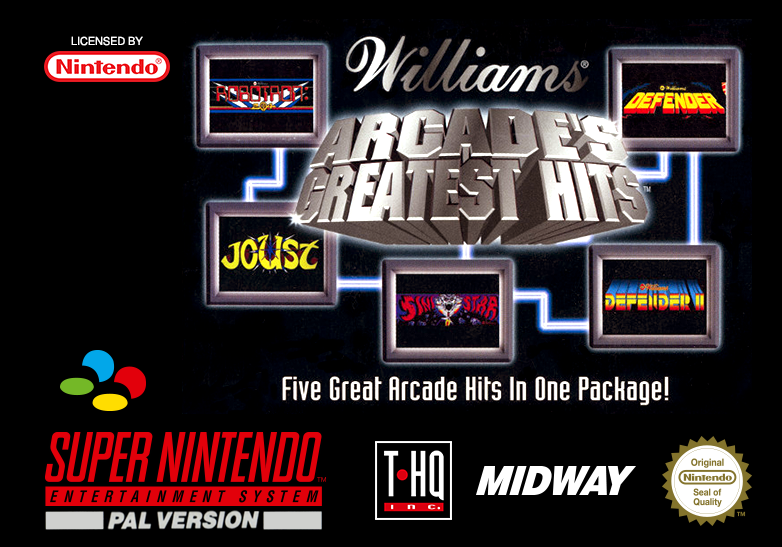 Williams Arcade's Greatest Hits cover